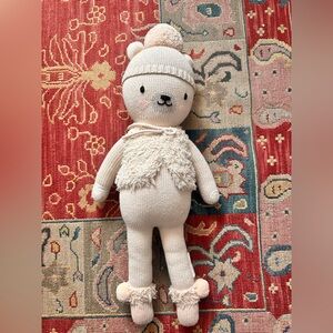 Cuddle and Kind Cream Knit Teddy Bear Plush
